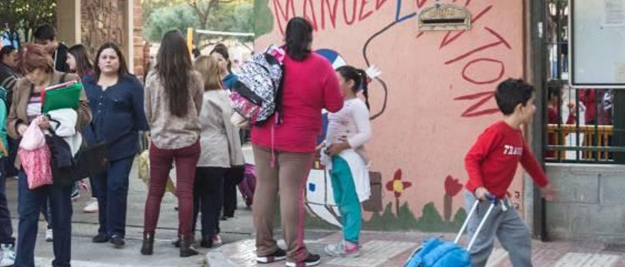 Varios padres no llevaron a sus hijos al colegio el martes.