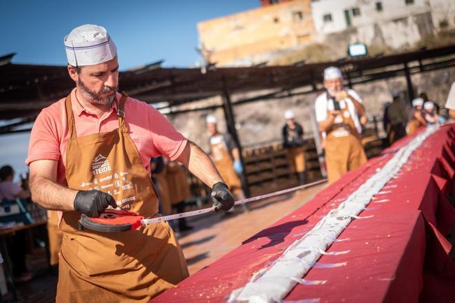 Elaboración del turrón más largo del mundo