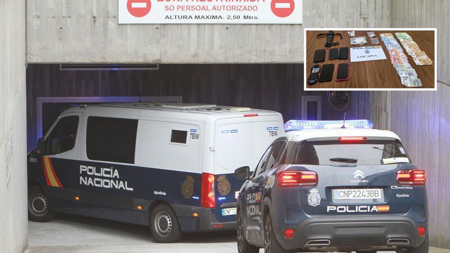 La jueza deja libres a los 5 detenidos en la operación antidroga junto a la vieja cárcel de Ourense