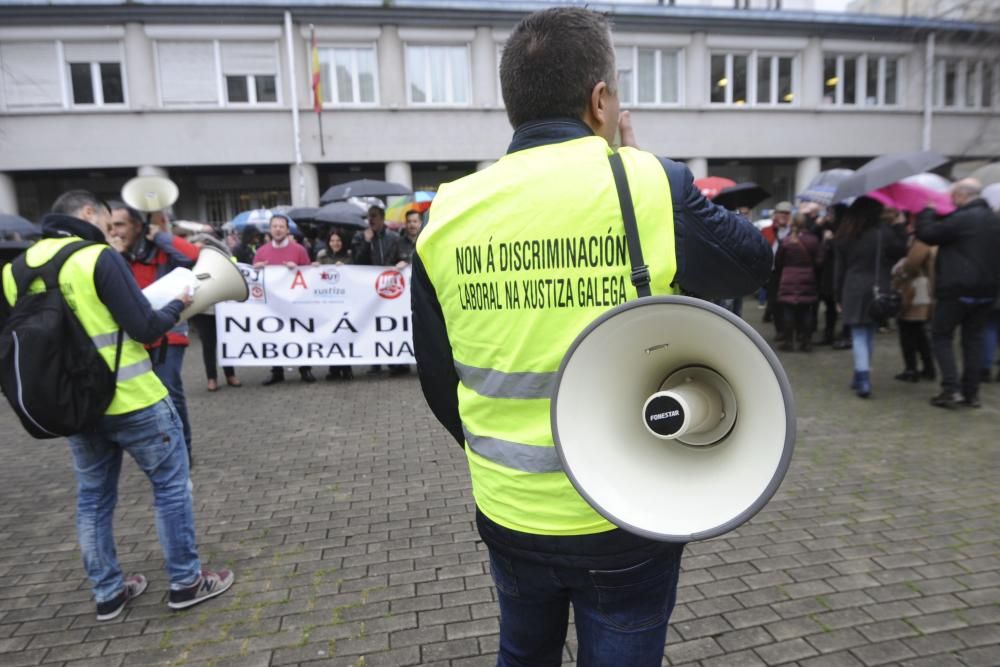 El seguimiento de esta nueva jornada de paro es de "prácticamente" el 90% según los sindicatos mientras que la Xunta lo rebaja al 40,3%.