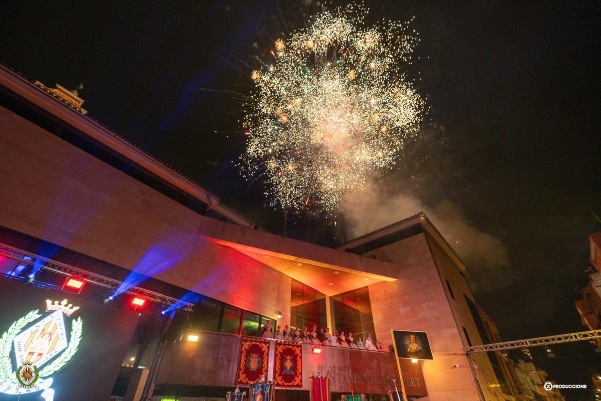 Un instante de la Crida de Carlet, celebrada el pasado fin de semana.
