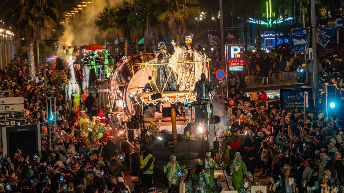 Llegan los Reyes Magos a Barcelona