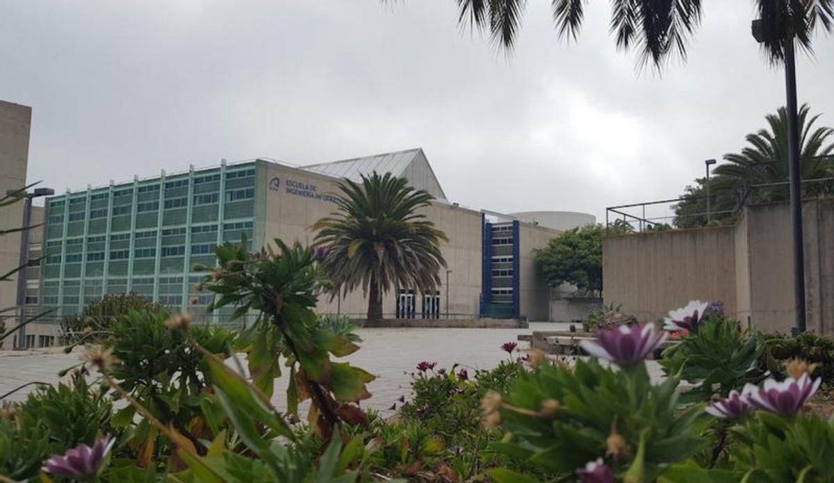 Edificio de Informática y Matemáticas, en el Campus de Tafira.