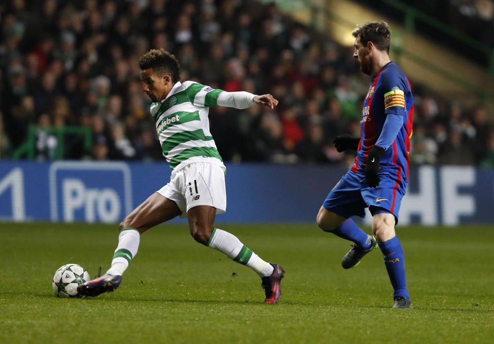 Imágenes del partido entre Celtic y Barcelona.