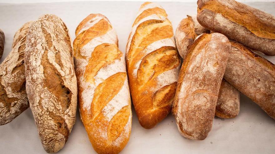 Diferentes tipos de pan.