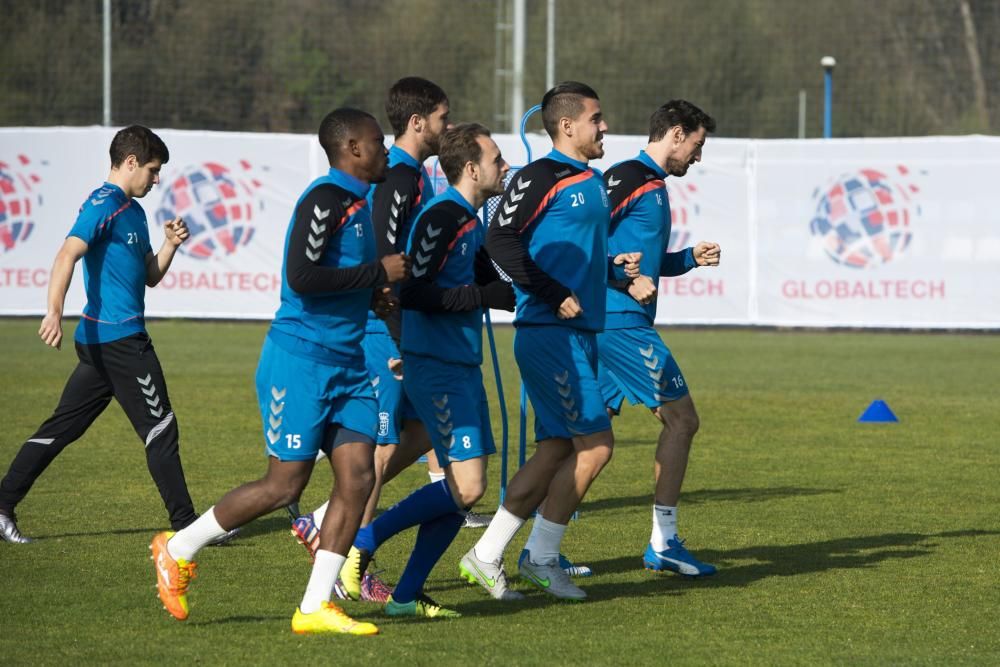 Entrenamiento del Real Oviedo