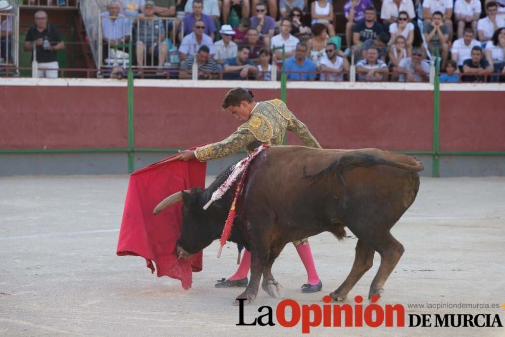 Primera novillada en Blanca