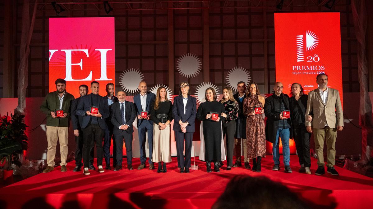 Premiados y autoridades en la pasada edición de los galardones