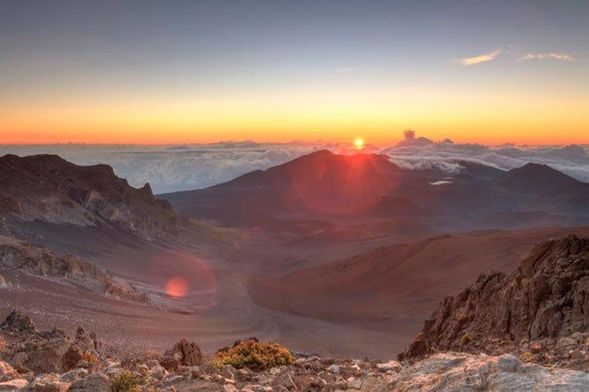 En Hawái, el parque nacional de Haleakala se encuentra en la isla de Maui.