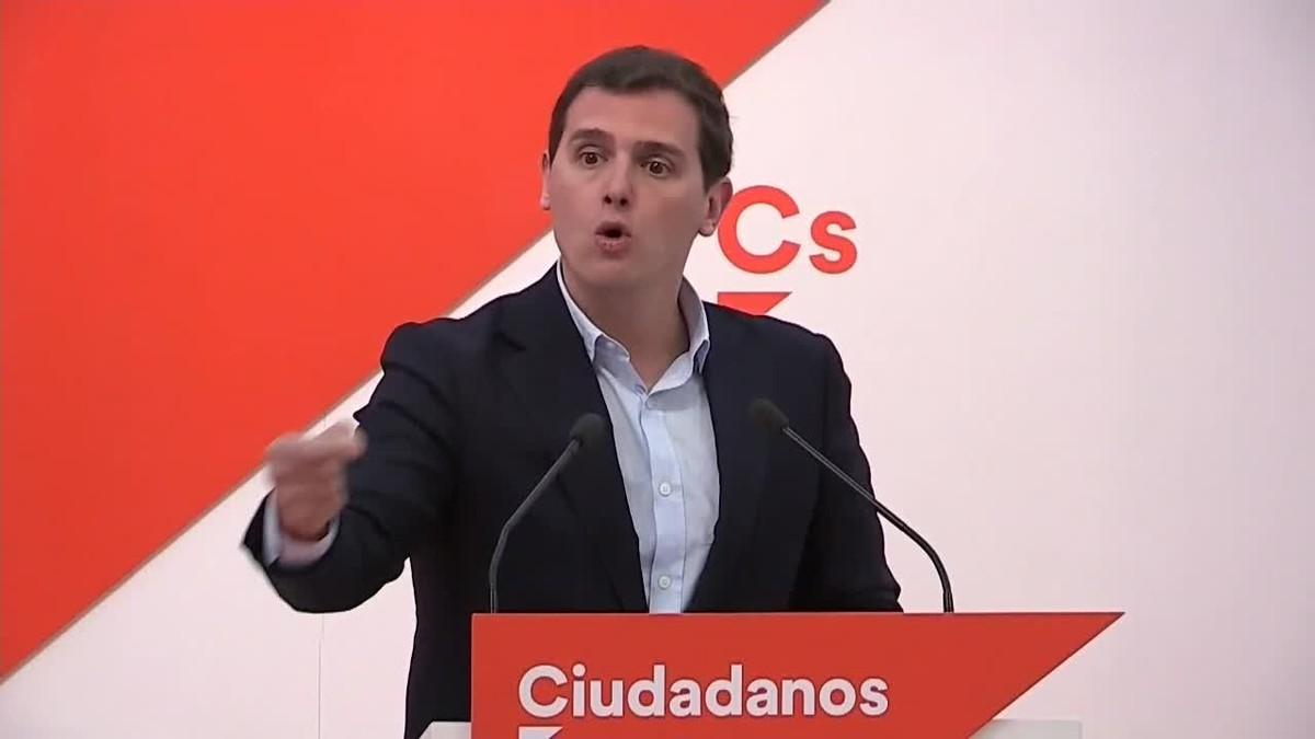 Rivera acusa Sánchez de ser còmplice dels separatistes si no recolza els PGE.
