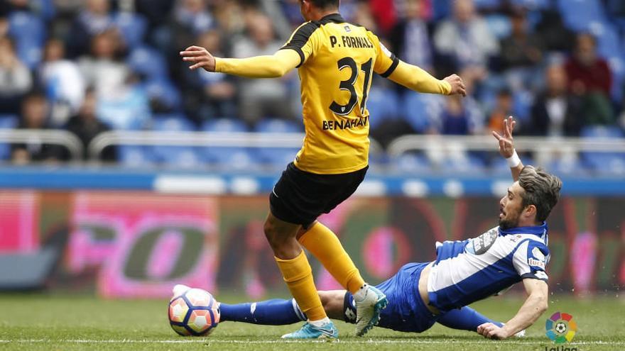 Pablo Fornals, en el encuentro contra el Dépor