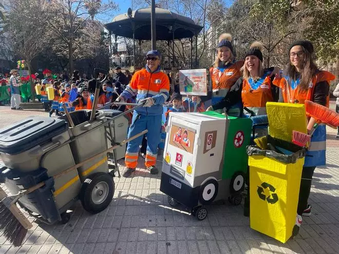 GALERÍA | El Sagrado Corazón homenajea a los trabajadores esenciales en Carnaval