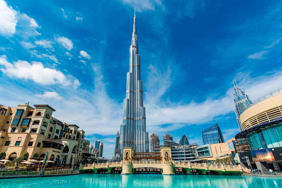 Das Burj Khalifa ist das höchste Gebäude der Welt.