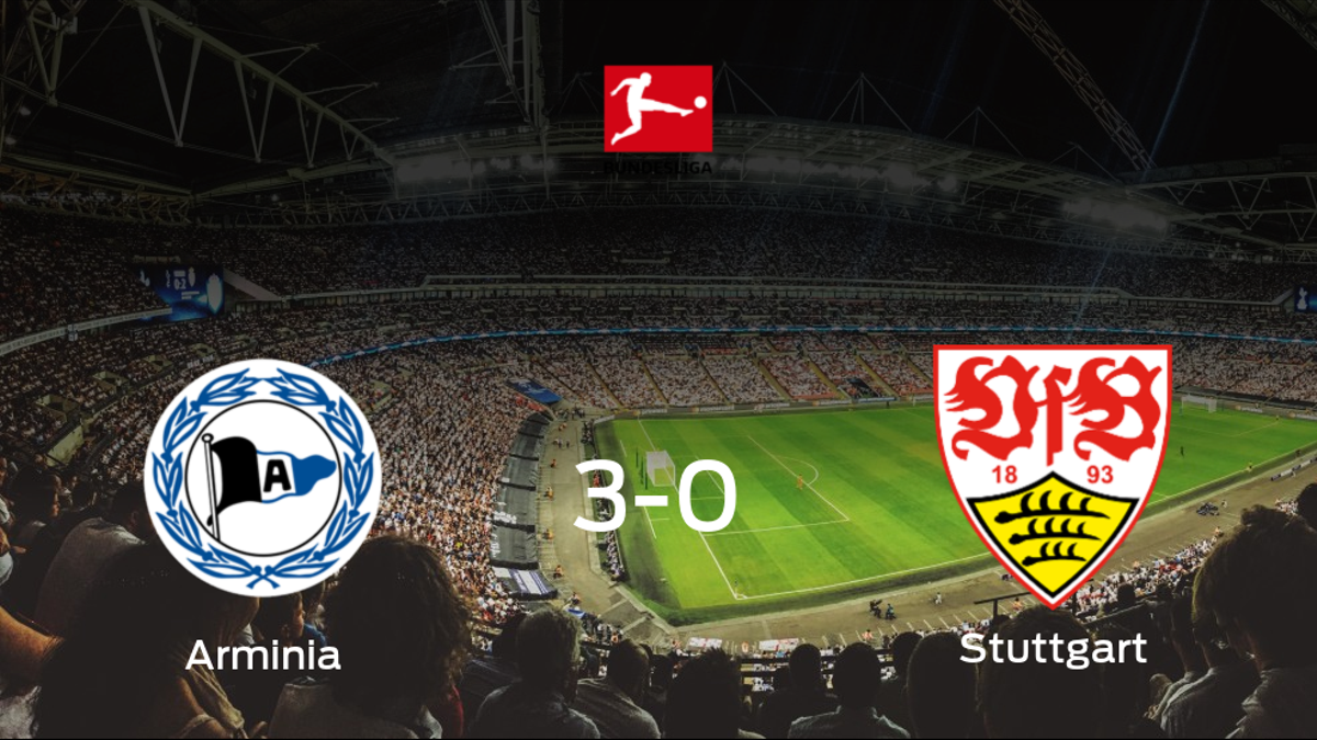 El Arminia Bielefeld consigue la victoria ante el Stuttgart con una goleada (3-0)