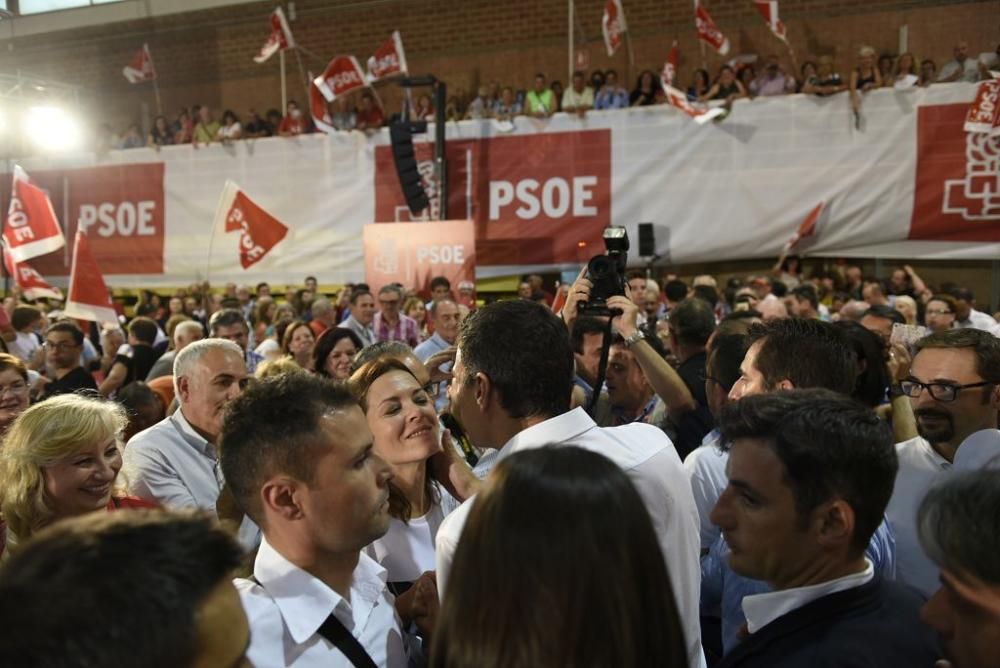 Mitin de Pedro Sánchez en Murcia