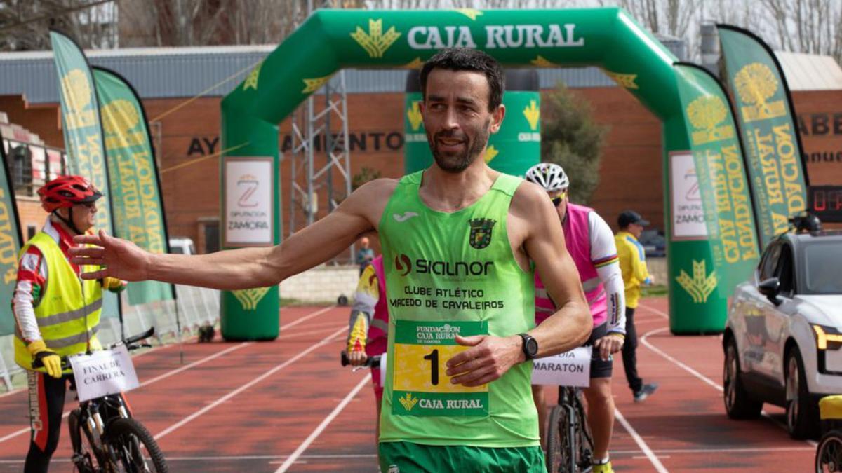 Rui Muga, ganador de la pasada edición de la Media. | LOZ