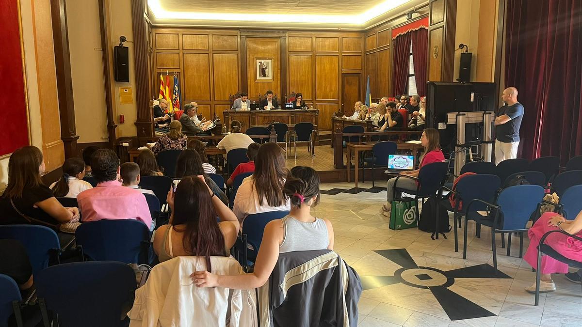 Otro momento del pleno donde se dieron a conocer los resultados de los Prespuestos Participativos de la Infancia