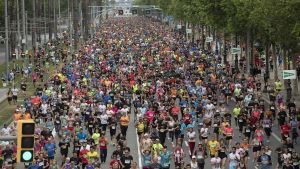 Todo listo para la Cursa de El Corte Inglés en Barcelona