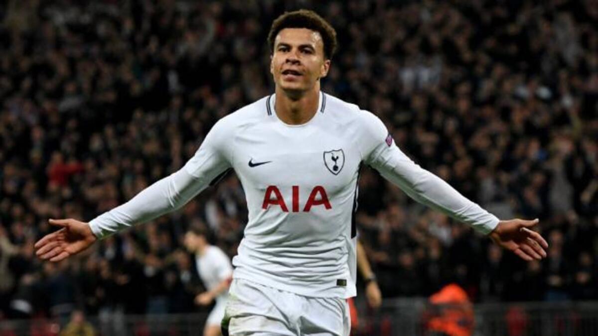 Delle Alli, tras marcar un gol con el Totenham.