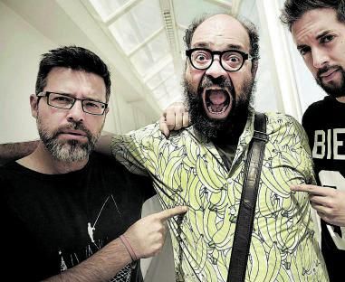 Héctor de Miguel, Ignatius Farray y David Broncano, el trío de ‘La vida moderna’. 