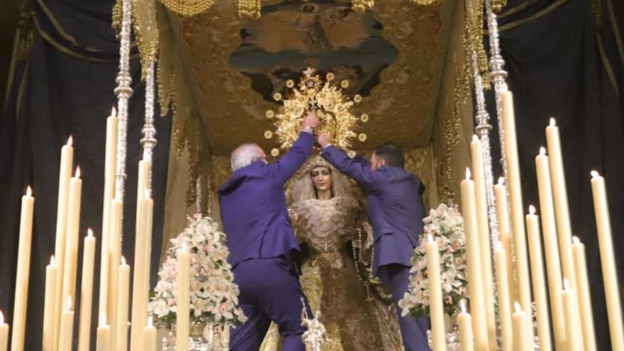 La Virgen de la Alegría ya luce su nueva corona