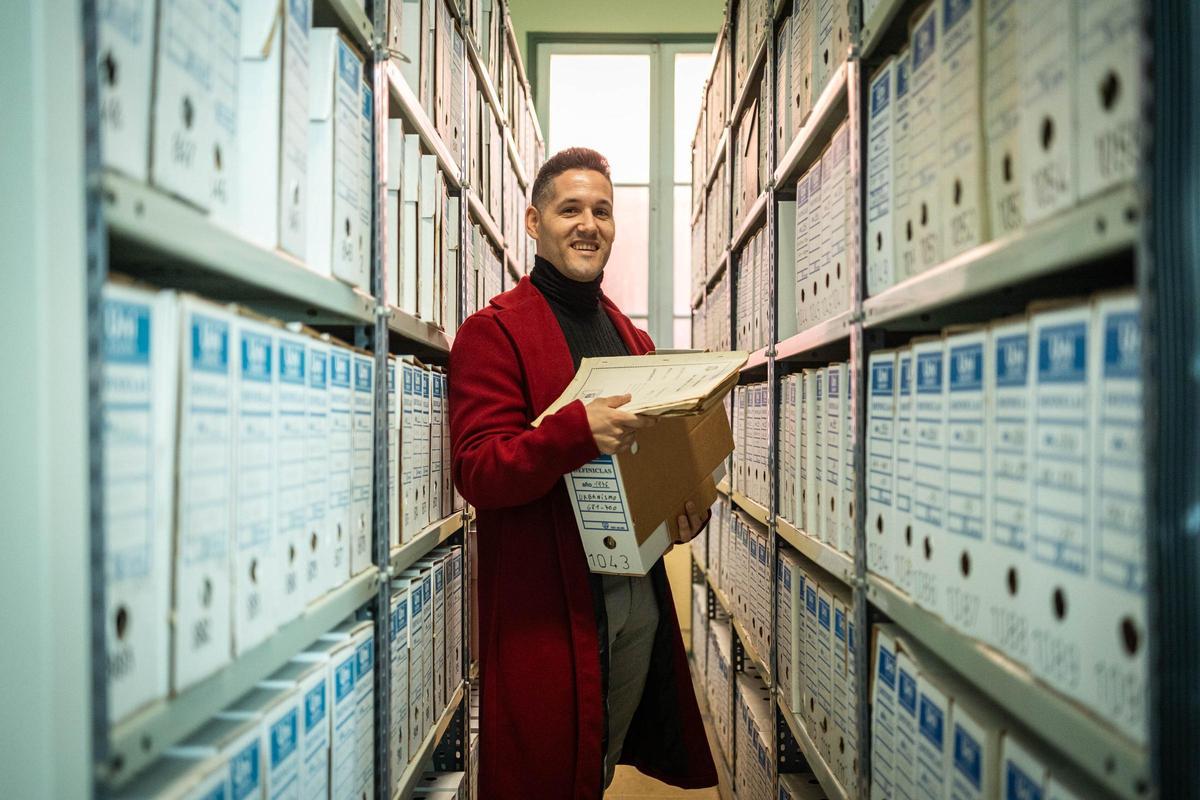 Daniel Melián, responsable del Archivo Histórico de La Laguna