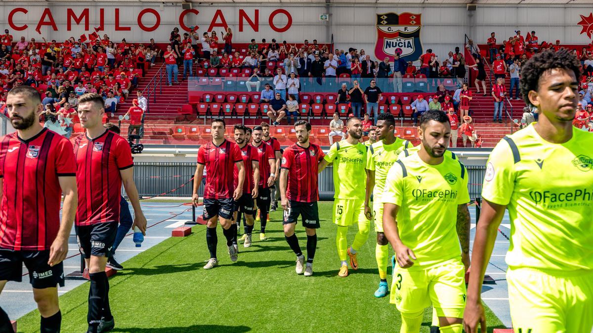 Enfrentamiento entre La Nucía y el Intercity del pasado 15 de mayo en el que ambos se jugaban el ascenso directo a Primera RFEF en la última jornada de Liga.