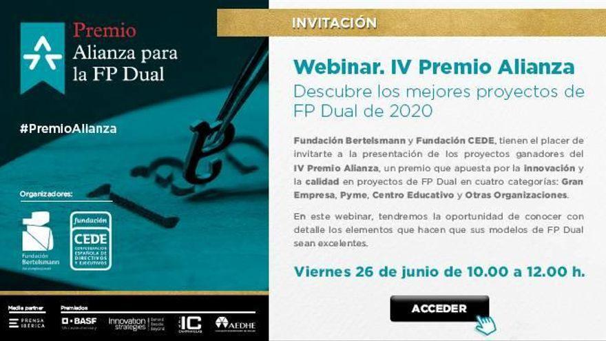 Conoce a los ganadores del IV Premio Alianza para la FP Dual