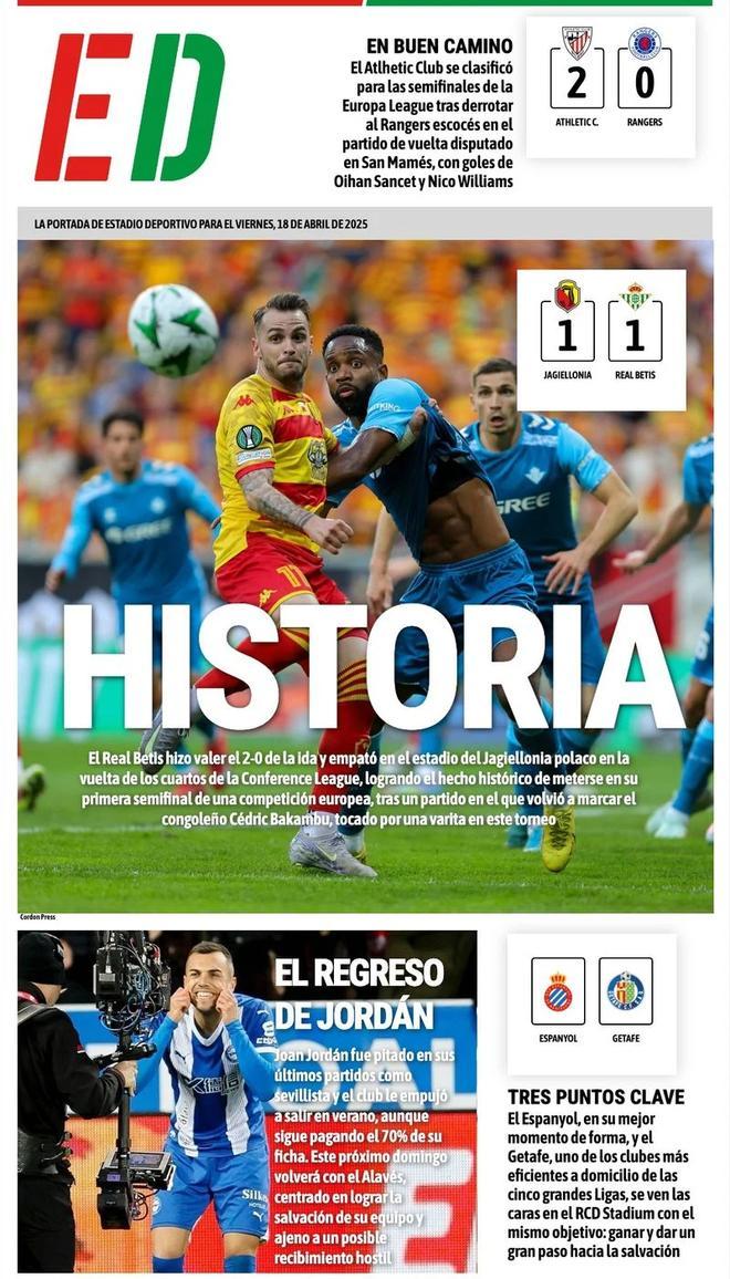 Las portadas de la prensa deportiva de hoy