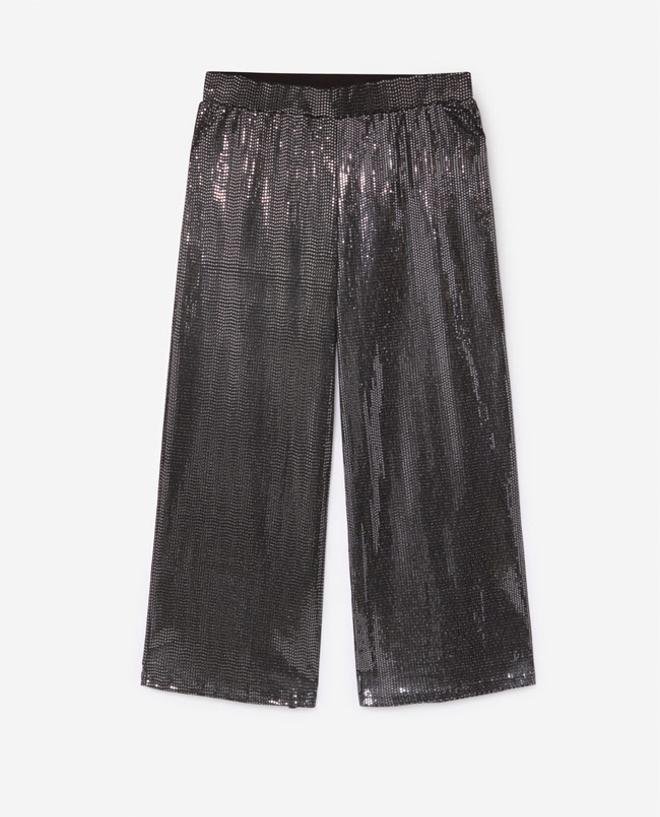 Pantalón 'culotte' brillo, de Lefties