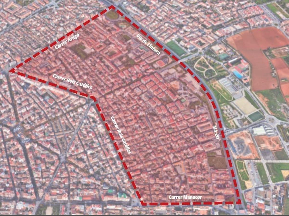 Estas son las restricciones que entran el viernes en vigor en Son Gotleu, Can Capes, la Soledat Nord y Son Canals