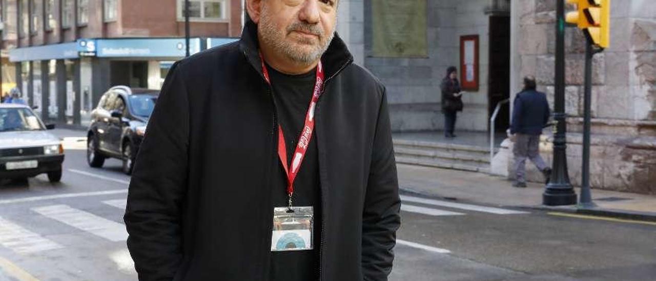 Stephan Komandarev, ayer, en Gijón.