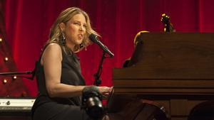 Diana Krall, durante su actuación en Calella de Palafrugell, en julio del 2013.