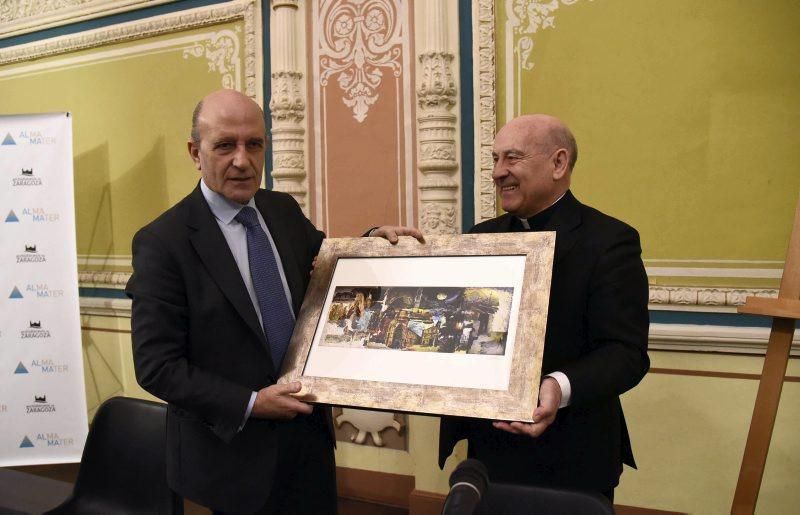 Entrega del premio de valores del Arzobispado a José Antonio Zarzalejos