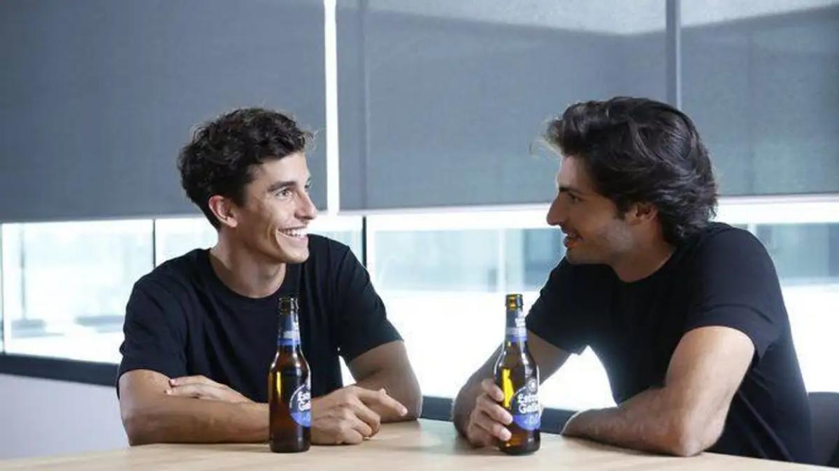 Marc Márquez y Carlos Sainz, comparten amistad y algunos patrocinadores