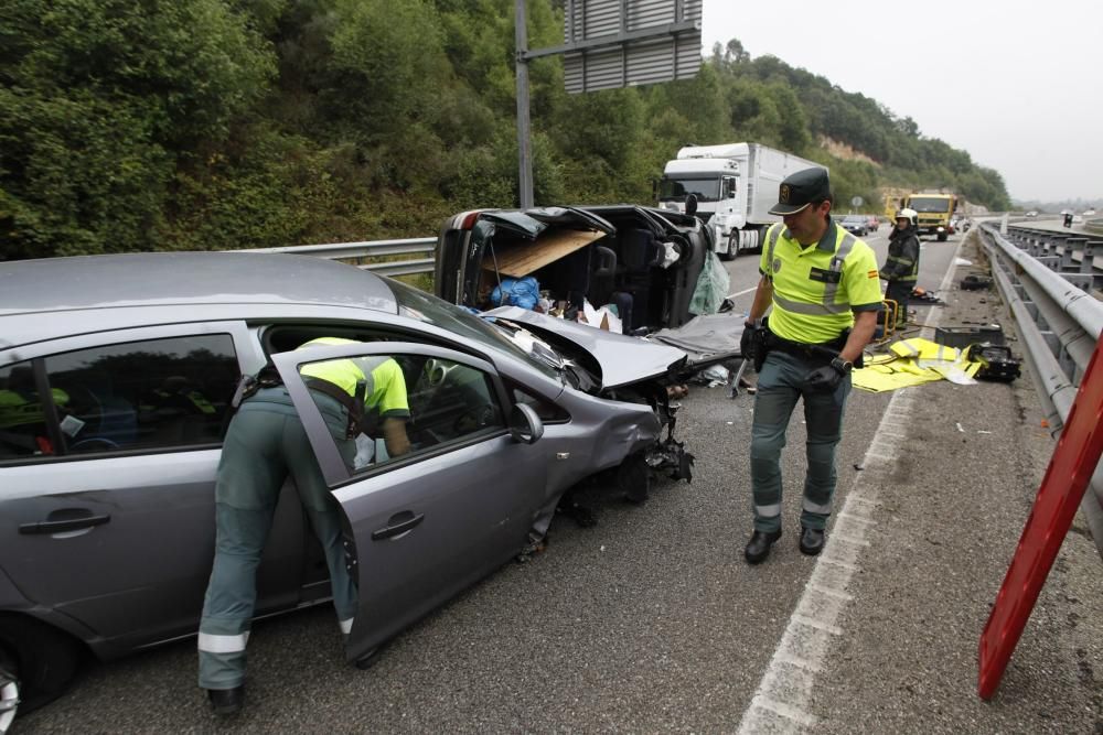 Accidente en la autovía minera