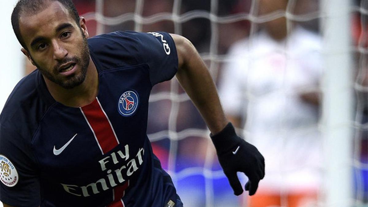 Lucas Moura, jugador del PSG