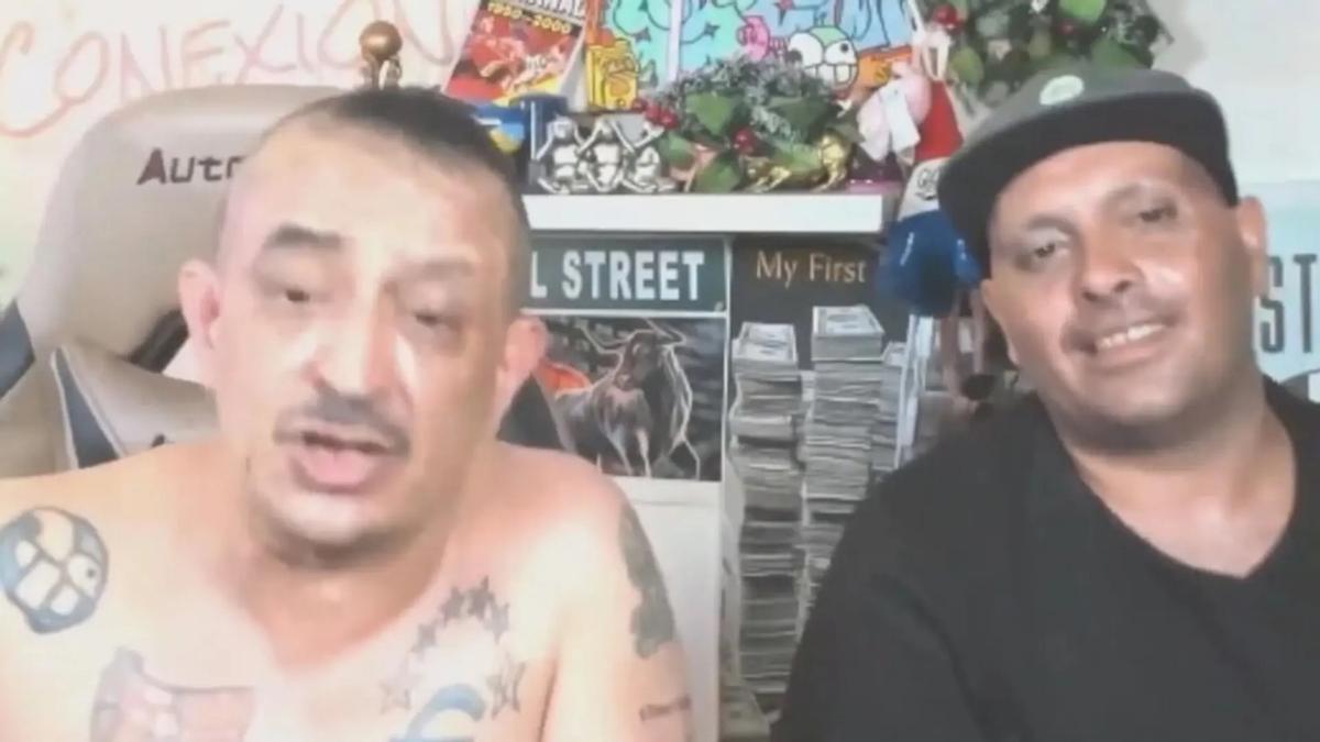 Simón Pérez y Sergio Jiménez en uno de los directos desde Vilanova