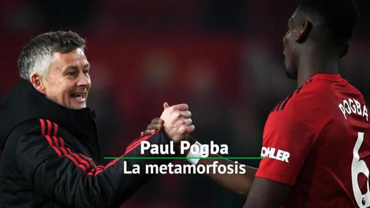 La metamorfosis de Pobga desde la llegada de Solskjaer