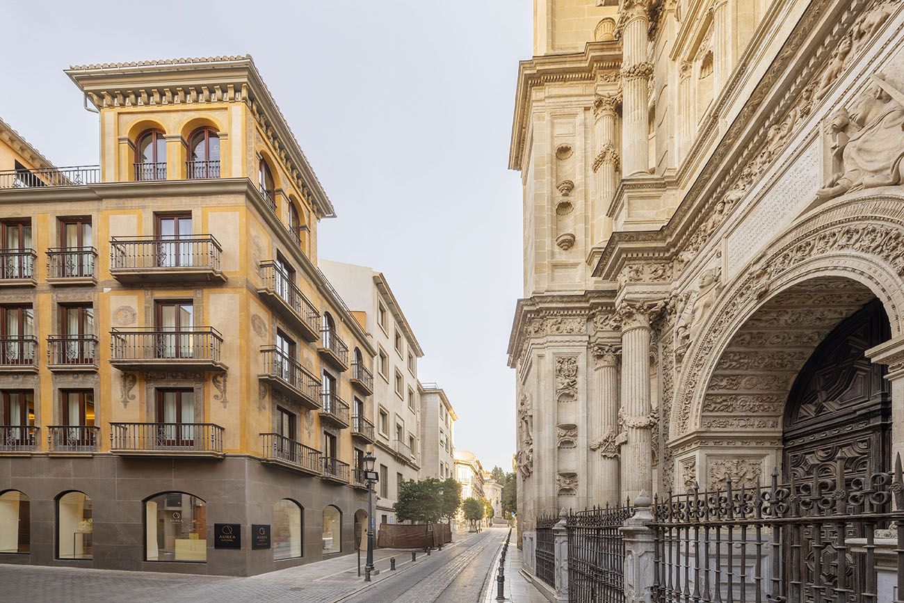 Exterior del hotel Áurea Catedral (Granada)