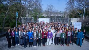 La consellera Garriga ha recordado que Parlen les dones empezó en 2022, en un momento en que muchas mujeres llegaron a liderar importantes equipamientos catalanes.