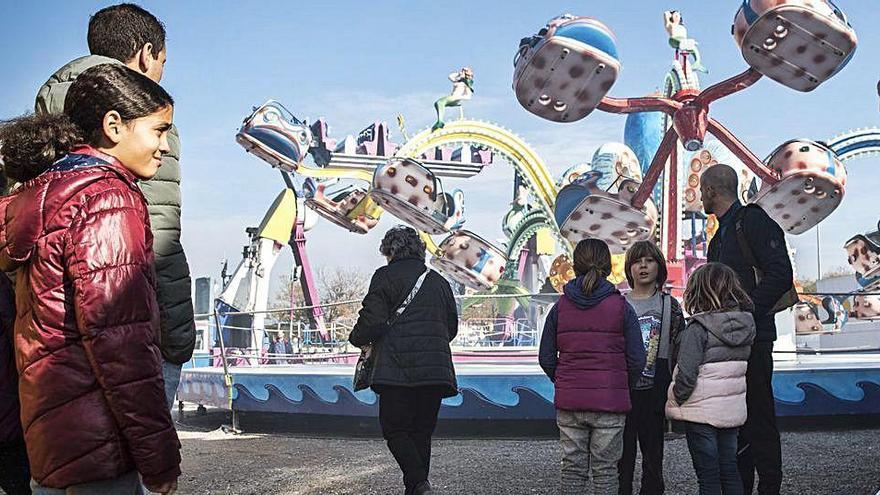 Atraccions als Trullols durant la Fira de Sant Andreu de l&#039;any passat a Manresa