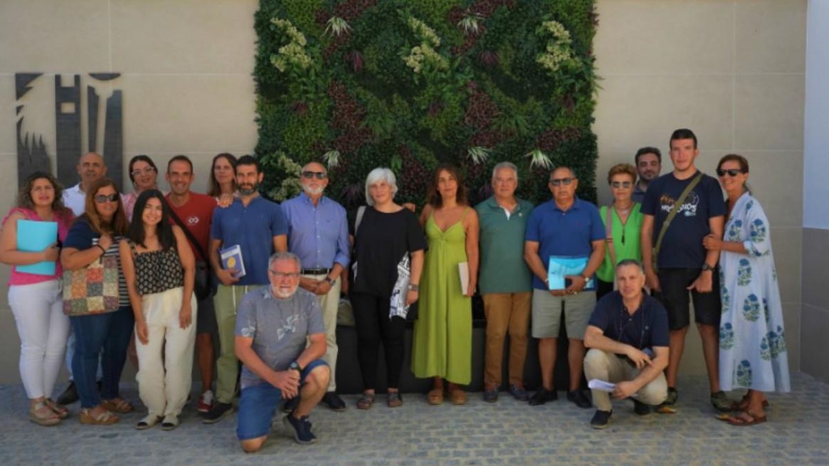 Reunión mantenida en el ayuntamiento.