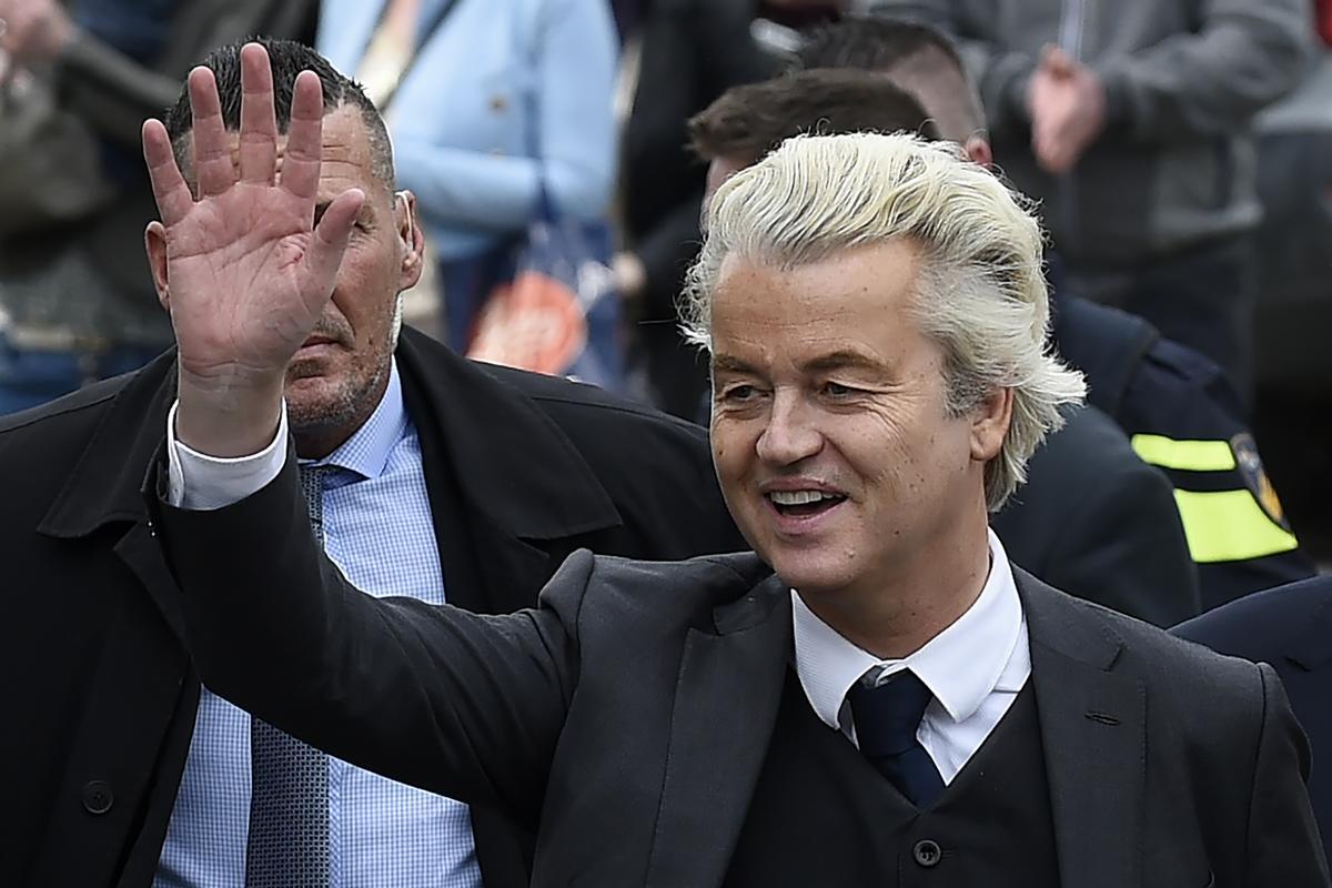 El dirigente del partido de extrema derecha holandés PVV, Geert Wilders.