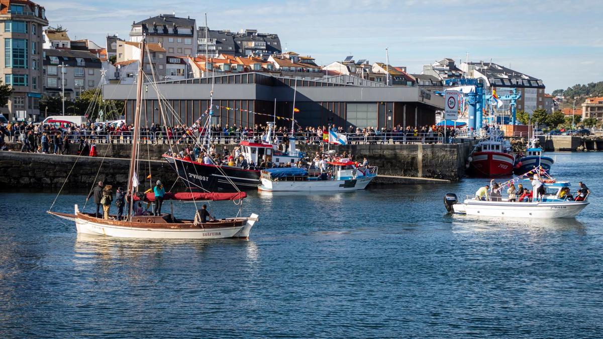 Barcos engalanados