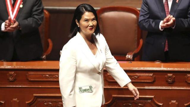 La presidenta electa del Perú, Keiko Fujimori, ahir a Lima.  | PABLO AGUILAR / EFE