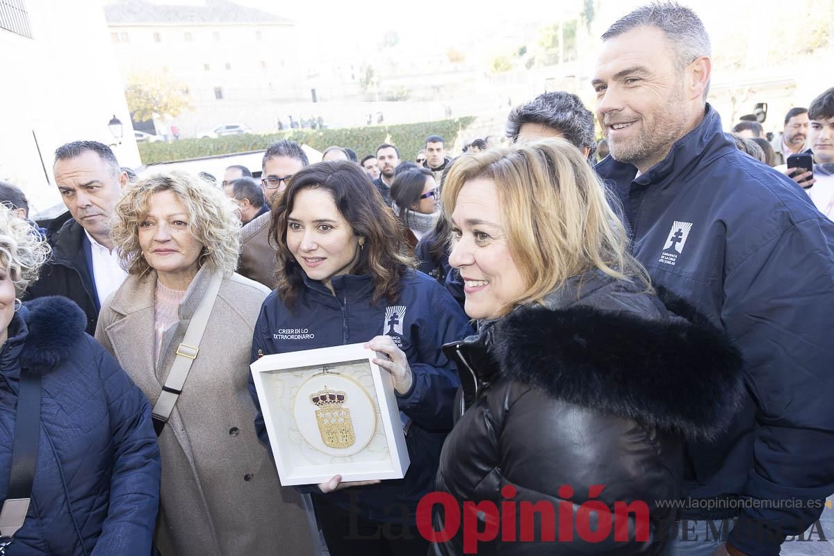 Así ha sido la visita de Isabel Díaz Ayuso a Caravaca de la Cruz