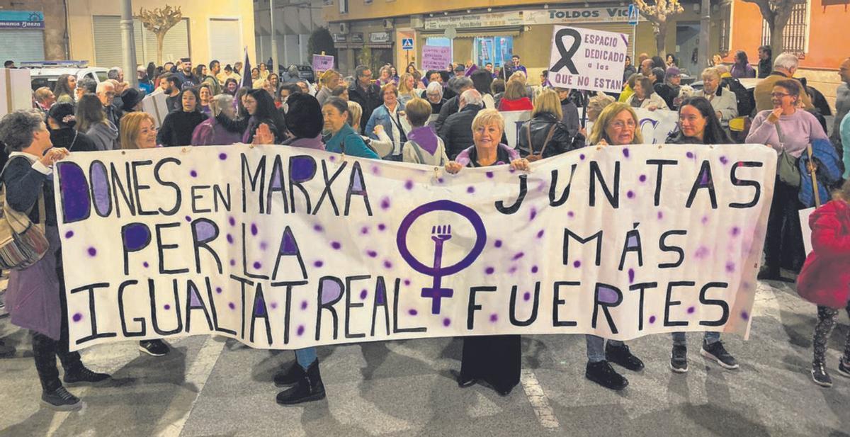 Las mujeres de El Campello se hacen oír en un mes repleto de actividades para celebrar el 8M