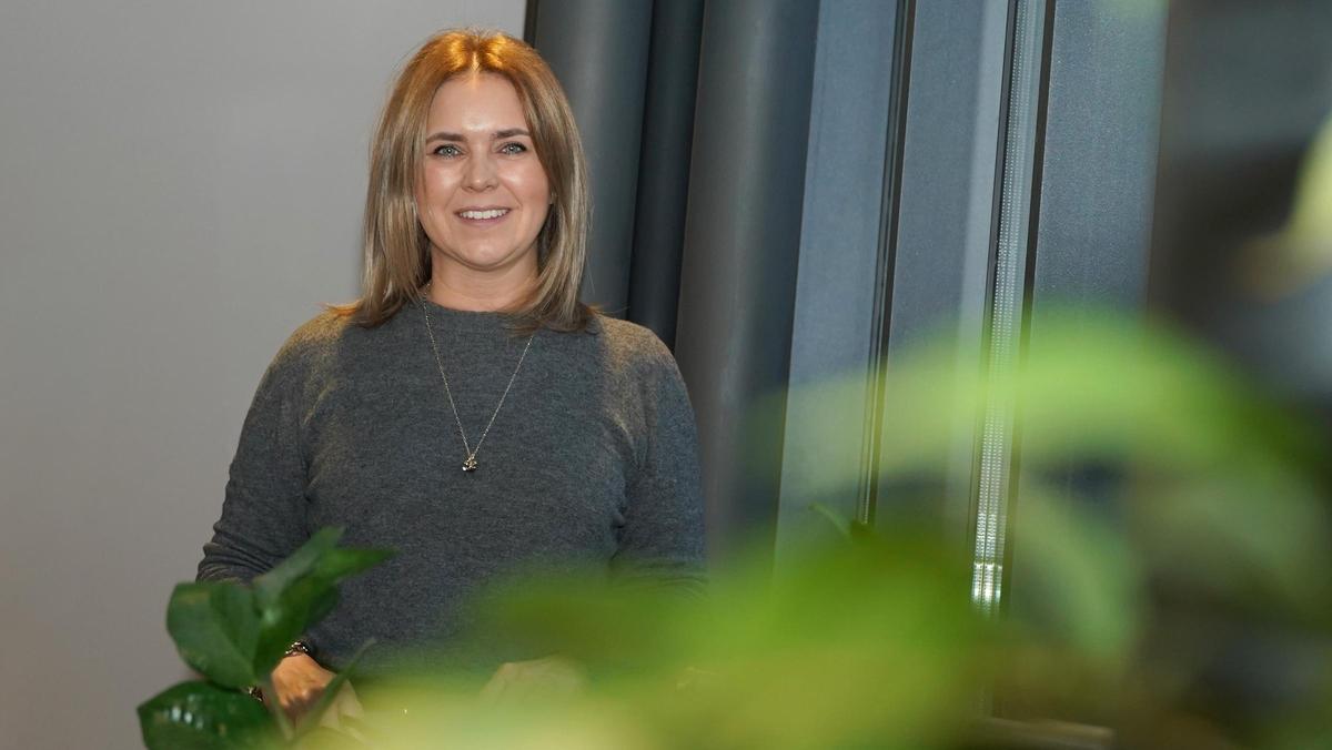 La edil Eva Iglesias, en el Ayuntamiento.