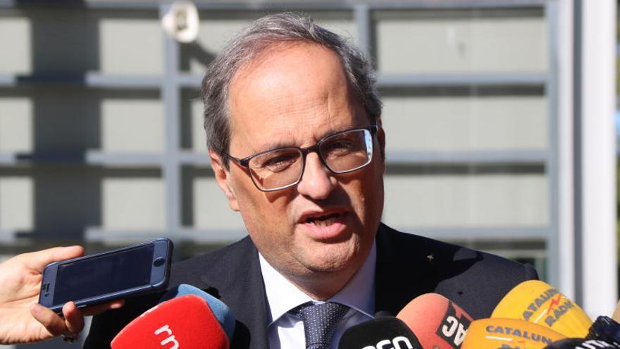 Torra: «La violència no ens representa ni ens representarà mai»